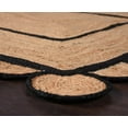 thumbnail image 4 of Indian Handmade Braided Natural Jute With Black Color Jute Design Area Rugs , Scalloped Rugs , Home Décor Natural Jute Rugs & Carpet Size , 9 x 12 Feet ( 270 cm x 360 cm )Rectangle, 4 of 5