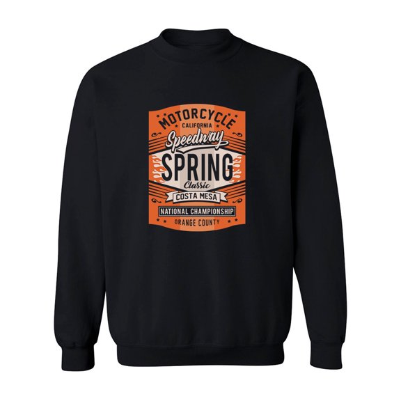 Speedway Spring Classic Moto Sweatshirt Men -Image by Shutterstock, Male Small