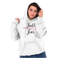 thumbnail image 5 of Breast Cancer Faith Over Fear Fight Hoodie Sweatshirt Women Brisco Brands S, 5 of 6