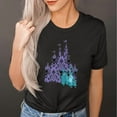 thumbnail image 2 of Haunted Mansion Hitchhiking Ghosts Shirt Adult Unisex T-Shirt Haunted House (Black, 3X Large), 2 of 6