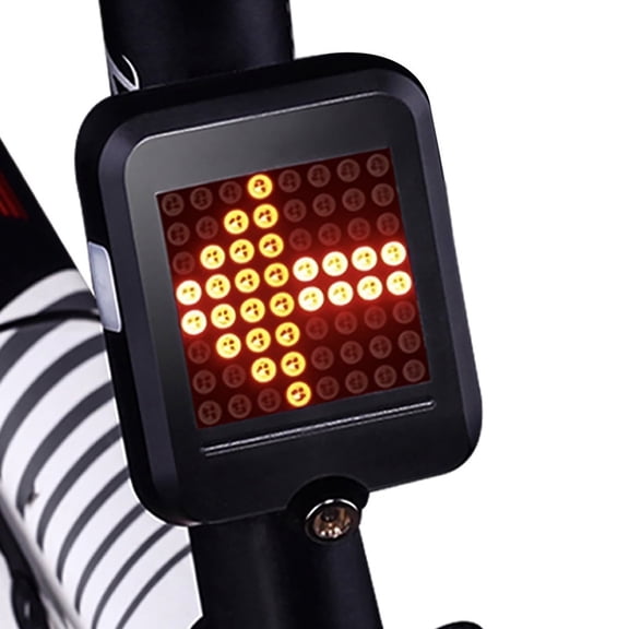 Intelligent Bike Tail Light with Automatic Direction and Brake Sensor, Smart Rechargeable Led Rear Bike Light to Enhanced Safety and Increased Visibility for Bicycle and Scooter