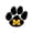 1pcs, variant on Missouri Tig Paw Vinyl Decal Sticker