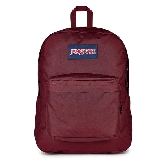 Mochila JanSport SuperBreak ligera y resistente color cereza