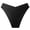 Black, variant on Women's V-Shaped High Waisted Seamless Panties with Ice Silk Fabric and Soft Stretchy Waistband Featuring Minimalist Solid Colors Beige M