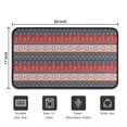 thumbnail image 5 of Red and Blue Christmas Knitted Pattern Door Rugs,Washable Non Slip Door Mats Indoor,Decorative Door Mats,Entry Mat Indoor for Entrance,Bedroom,Kitchen,Bathroom,30"x17", 5 of 6