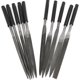 thumbnail image 1 of KAIYANG 10 piezas de moldes triangulares ovalados con punta plana de doble grano para pulir vidrio, procesamiento de carpintería industrial, 4 x 160 mm, 1 of 5