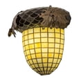 thumbnail image 2 of Meyda Tiffany 141435 Greenbriar Oak 13" Tall Wall Sconce - Copper, 2 of 4