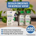 thumbnail image 3 of Kit desincrustante Caffenu Nespresso Vertuo con 2 botellas de 400 ml, 3 of 7