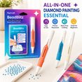 thumbnail image 2 of BeadBlitz Automatic Diamond Painting Pen, Reloadable Bead Dispenser for Round 2.8mm Standard Drills, Wax-Free Diamond Art Placement Tool with Silicone Loading Tray, 2 of 6