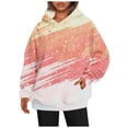 thumbnail image 1 of Gibobby Sudadera para mujer, Sudaderas de manga larga con capucha para mujer, suéteres de forro polar, sudaderas con bolsillos(Rojo,CH), 1 of 5