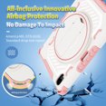 thumbnail image 3 of Decase for iPad Mini 6th Gen 8.3 inch 2021 Military Grade Protection Case,Built-in 360°Rotation Kickstand,with Pencil Holder,Rugged Hybrid Shockproof Heavy Duty Drop Proof Cover,Pink, 3 of 6
