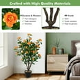 thumbnail image 4 of Resenkos Greenery Decor,3.3 Feet Artificial Camellia Tree for Indoor and Outdoor, 4 of 8