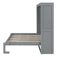 thumbnail image 2 of Lit Escamotable Gris Format Grand - Lit Mural Gain de Place avec Armoire, 2 of 8
