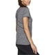 thumbnail image 2 of Reebok Varigated Heathered - Camiseta básica para mujer, color negro, extragrande, 2 of 3