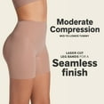 thumbnail image 2 of Leonisa Women's Undetectable Padded Butt-Lift Shapewear Short, Light Brown Large, 2 of 7