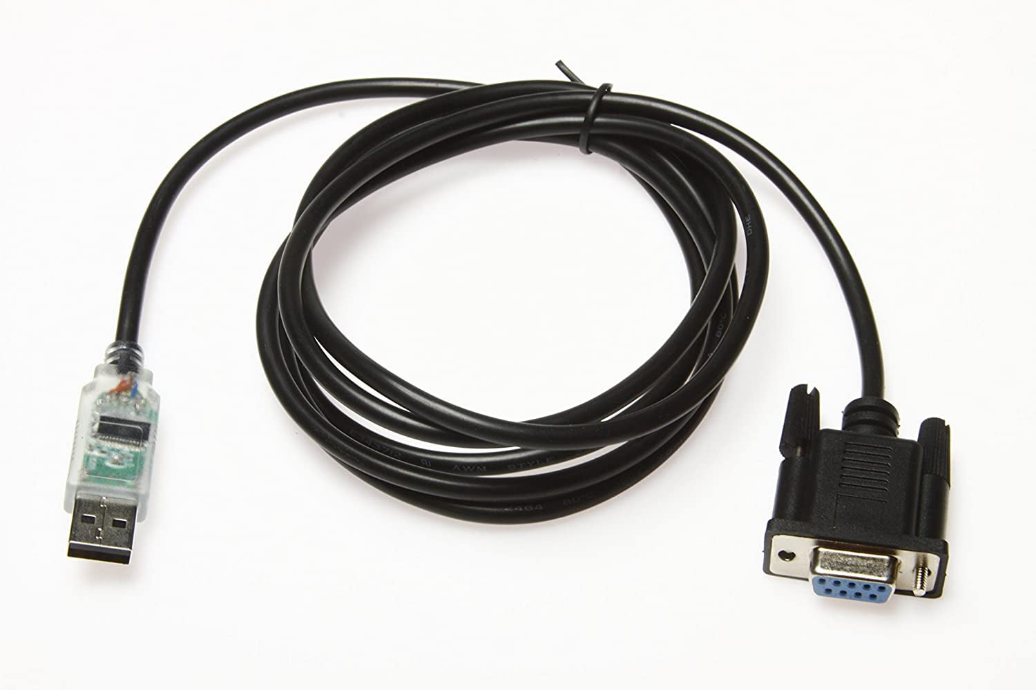 Wirenest FTDI USB to Null Modem DB9F Serial Adapter Full Hardware
