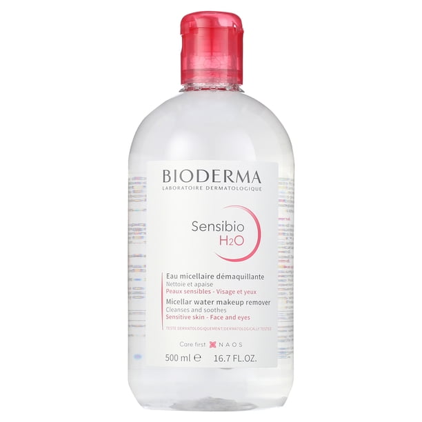 Bioderma Sensibio H2O Micellar Water, Makeup Cleanser for