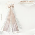 thumbnail image 2 of Guvpev Christmas Tree Topper Bow, 67x16 Inch Rose Gold Extra Large Room Decor Ribbon Bow for Wedding, Valentine's Day, Birthday Party Decor, Giant Xmas Decorations for Christmas Tree, Mantel, Wall, 2 of 14