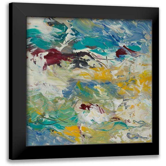 Loreth, Lanie 12x12 Black Modern Framed Museum Art Print Titled - Poetic Path
