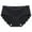 Black, variant on Women's Seamless Hipster No Show Invisible Ice Silk Stretch Underwears Bikini Underwear Panty Blue, L