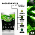 thumbnail image 4 of Green Alba Alga Espirulina Clorofila 30 sobres Natural Health negro, 4 of 8