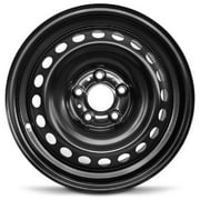Road Ready 16" Steel Wheel Rim for 2013-2018 Nissan Sentra 16x6.5 inch Black 5 Lug