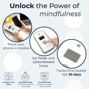 Mindsight Personal Timed Lock Box, Digital Countdown Storage Box with 3 Modes, Secure Organizer for Phones, Game Controllers, Snacks, and Medication