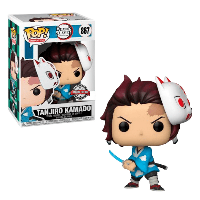 Mascara Demon Slayer Funko Pop Tanjiro Kamado Edicion Especial
