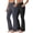 BlueGray & Black, variant on Rosvigor Flare Yoga Pants for Women High Waisted Leggings Tummy Control Workout Pants No Front Seam Trousers with Pockets