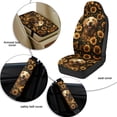 thumbnail image 5 of Xoenoiee Labrador Sunflower Print 5 Pcs Auto Seat Covers Set for Women Men, Decorative Faux Leather with Seat Belt Covers & Armrest Pad, Universal Fit for Cars, SUVs, Trucks, 5 of 7