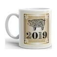 thumbnail image 2 of Chinese Pig Year 2019 Coffee Tea Ceramic Mug Office Work Cup Gift 11 oz, 2 of 3