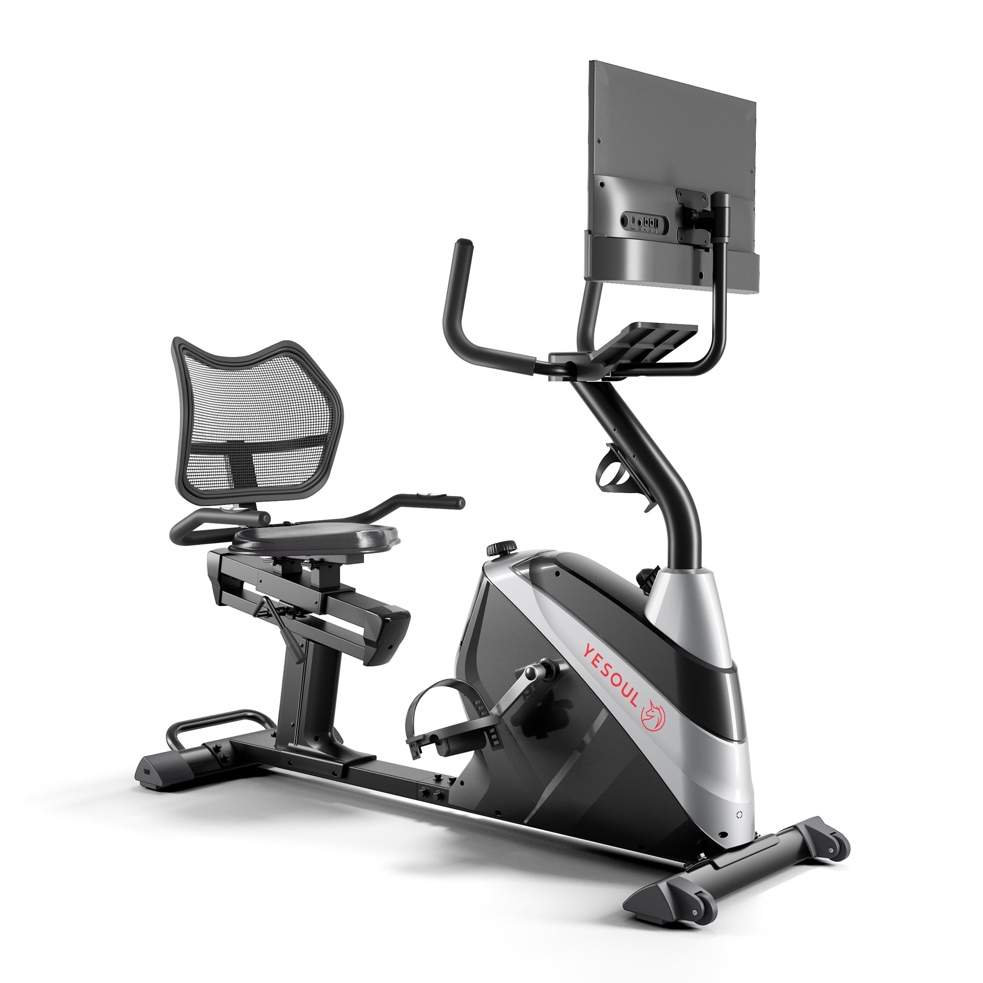 Yesoul Recumbment Bike J1M Plus(Bike witth Screen) exercise stationary bicycles workout bicycles for home gym leg exerciser while sit indoor cycle exercise bicycles