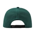 thumbnail image 2 of TOPTIE Quick Dry Trucker Cap 5 Panel Waterproof Snapback Mid Profile Polyester Baseball Cap-Green, 2 of 8