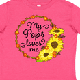 thumbnail image 4 of Inktastic My Pops Loves Me with Sunflower Wreath Boys or Girls Toddler T-Shirt, 4 of 5