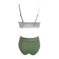 thumbnail image 3 of Summersalt swimsuits for women High Waisted Bikini For Neon Two Piece Swimsuit Color Blocking Bikini 2026 Color Panel Bathing Swimming Shorts Women Swim Shorts Girls Size 14 3 Piece Swimsuits for Wom, 3 of 4