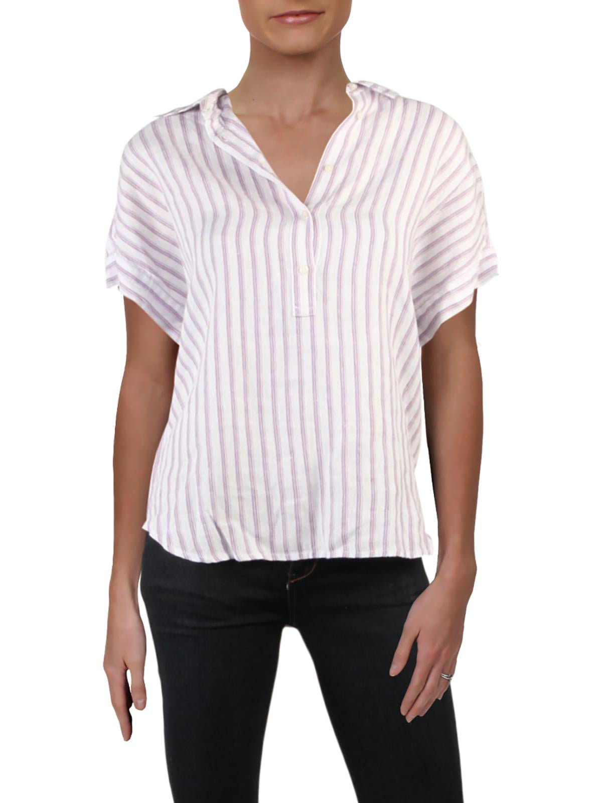 ralph lauren striped blouse