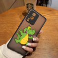 thumbnail image 3 of Funda mate para VIVO X90 X80 X70 5G X60 X50 X30 IQOO NEO 3 5 7 PRO PLUS X27 X23 X20 Funda Coque Shell lindo cocodrilo de dibujos animados, 3 of 5