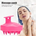 thumbnail image 3 of Doccia a mano Spazzola da bagno Spazzola per shampoo in silicone Pettine per lavaggio dei capelli Massaggio SPA, 3 of 5
