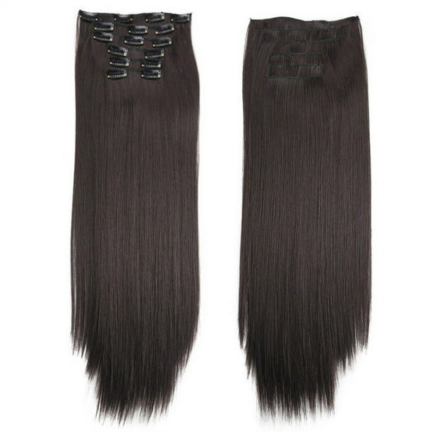Kiplyki Wholesale Fashion Hair Long Clip In Hair Extensions Full Head Straight Wig Kiplyki Wholesale Fashion Hair Long Clip In Hair Extensions Full Head Straight Wig