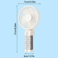 thumbnail image 4 of Ventilador Personal Recargable con Clip, Ajustable y Plegable, Portátil, de 3 Velocidades, Enfriador de Mano, Pequeño Accesorio de Refrigeración B, 4 of 5