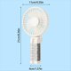 thumbnail image 4 of Ventilador Personal Recargable con Clip, Ajustable y Plegable, Portátil, de 3 Velocidades, Enfriador de Mano, Pequeño Accesorio de Refrigeración B, 4 of 5