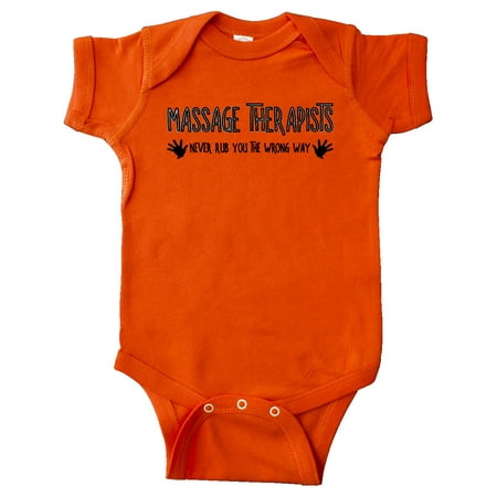 

Inktastic Massage Therapists Hands Rub Gift Baby Boy or Baby Girl Bodysuit