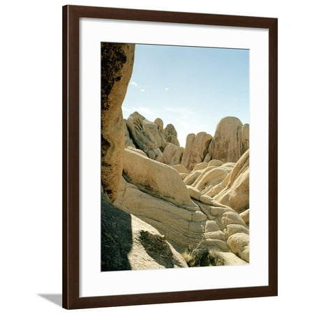 Stones, Joshua Tree National Park in southern california Framed Print Wall Art By (Best National Parks In Southern California)