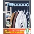 thumbnail image 2 of 2PCS Window Frame Hanger Retractable Indoor Space Clothes Hangers Drying Rack, 2 of 4