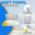thumbnail image 3 of AUQ 20Pcs Microfiber Face Towels,Easy-Clean Rinse Fabric Face Cloths,Pull-Out Sheet Design Wash Rags,Gray,8.66*8.66*0.39in, 3 of 7
