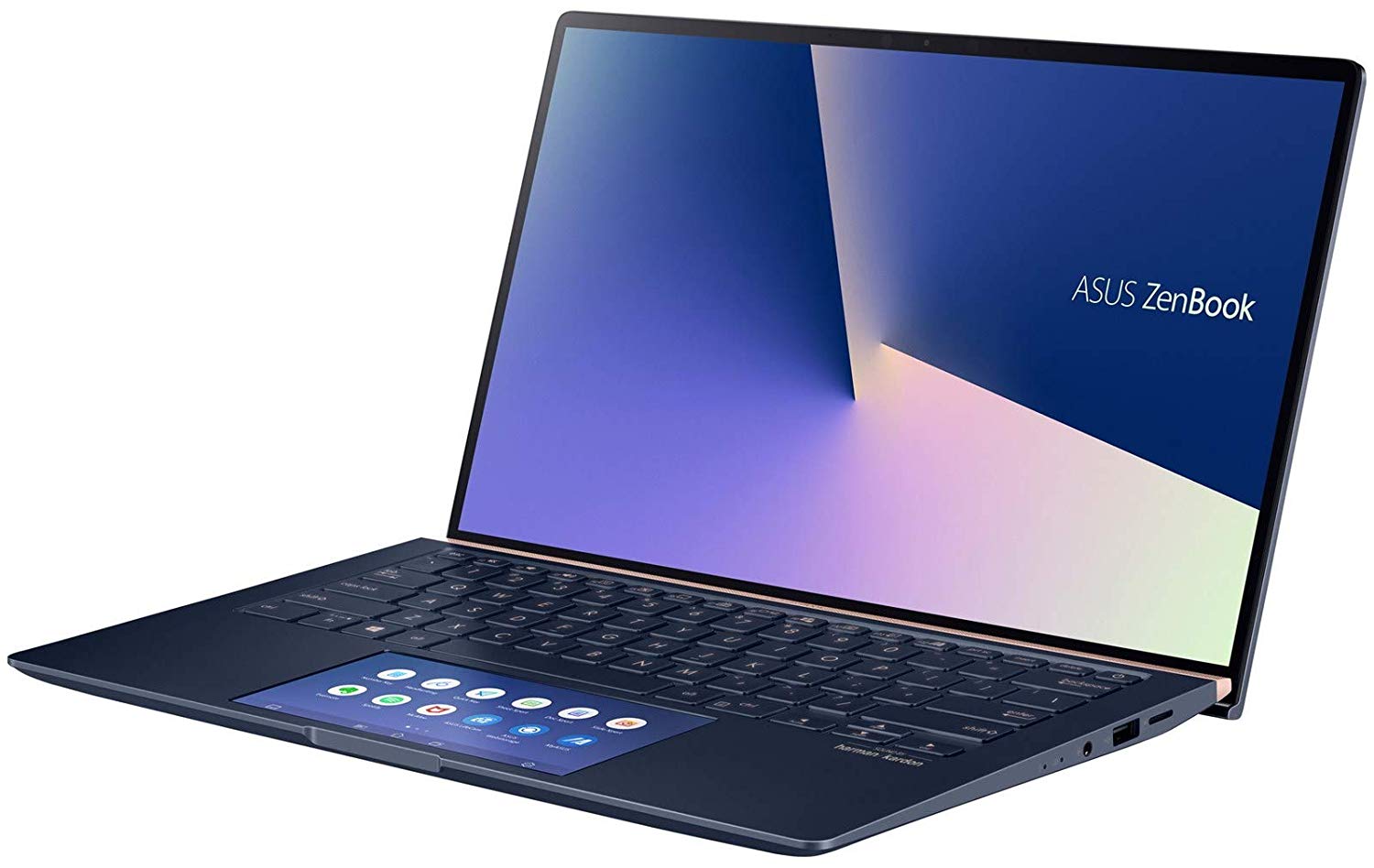 ASUS Zenbook 14 UX434 Home and Business Laptop (Intel i7-10510U 4-Core, 16GB RAM, 2TB m.2 SATA SSD, 14.0" Full HD (1920x1080), NVIDIA MX250, Wifi, Bluetooth, Webcam, 1xHDMI, Win 10 Pro) (Used) - image 2 of 6