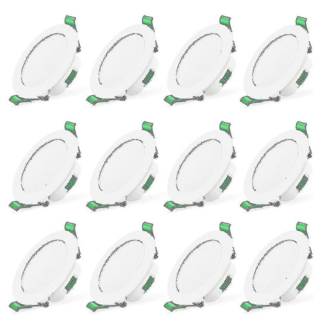 12pcs 7w White Led Downlight Recessed Ceiling Lights Slim Spot Light High-Quality