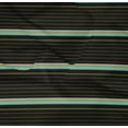 thumbnail image 4 of oneOone Organic Cotton Poplin Twill Fabric Horizontal Stripe Print Sewing Fabric BTY 42 Inch Wide, 4 of 4