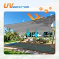 thumbnail image 4 of Toldo vela de sombra TANG 61 x 61 cm con bloqueo UV, gris, 4 of 7