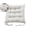 Gray, variant on Square Seat Cushion - Velvet & Slow-Rebound Foam Chair Pad Chair Pillow Cushion with Ties for Kitchen, Dining, Office Chairs, Tatami, 15.7x15.7 Inch